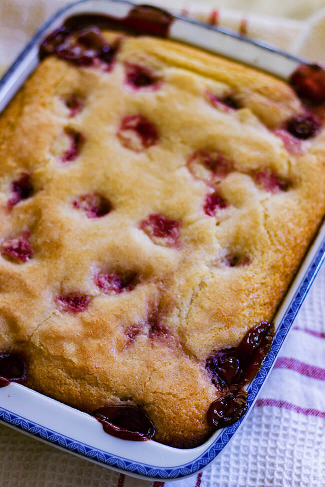 Anytime Cherry Cobbler - Cooking Maniac
