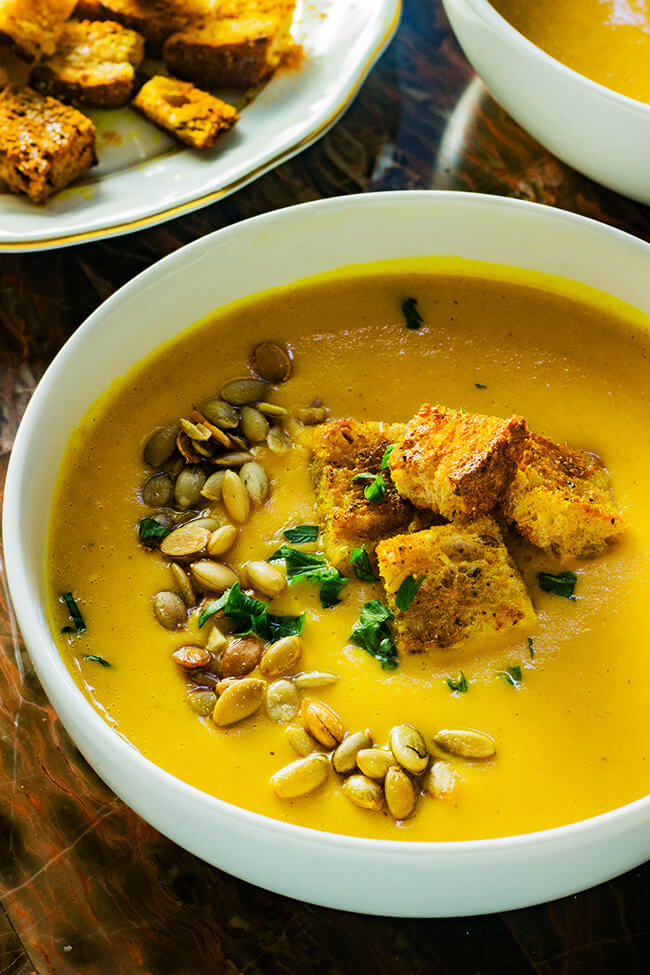 Creamy Curry Butternut Squash Soup - Cooking Maniac