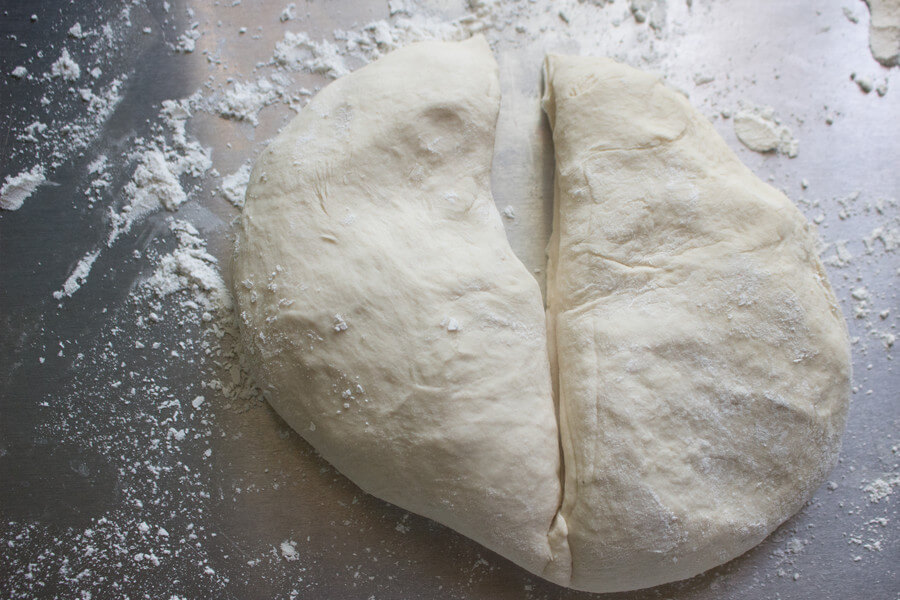 pizza dough_cut
