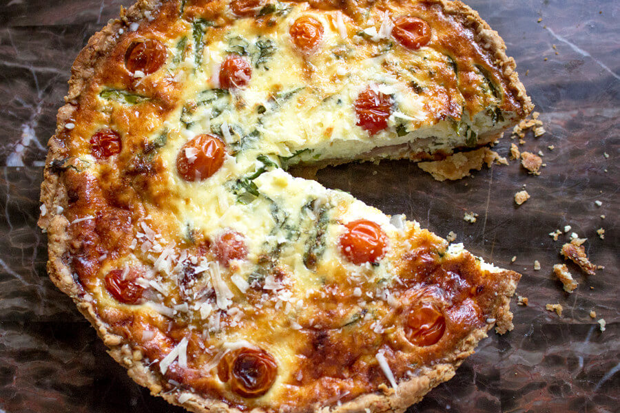 Rustic Vegetable Tart- If you have vegetables and a pie crust you can have a rustic and simple but very delicious dinner.