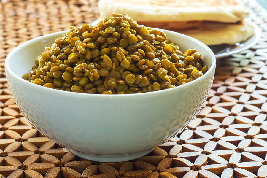 This curry braised lentils absorbs all the spices to make them creamy and tender. This is a great side dish or a quick dinner option. Add it to a salad, make a burrito with them or have them with some steaming hot rice. 