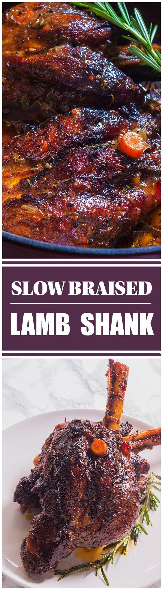 Minimum fuss, maximum flavour is the best way to describe this slow braised lamb shanks recipe. Tons of herbs add fresh flavor to this recipe.