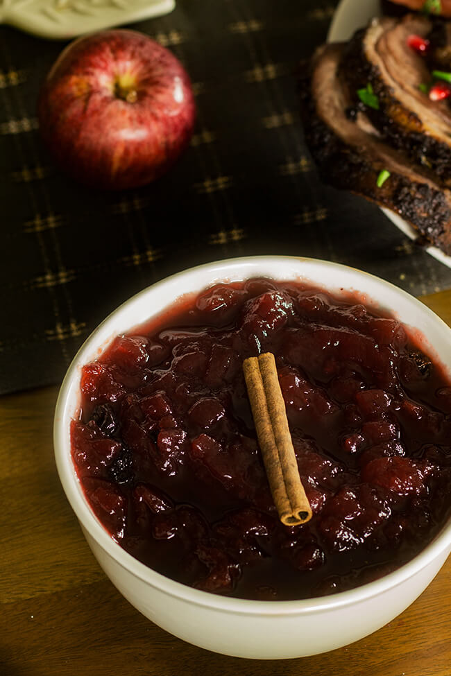 Not only is this ginger cranberry sauce sweet, spicy and tangy, it is also very warming. The perfect relish to enjoy with any holiday dish.