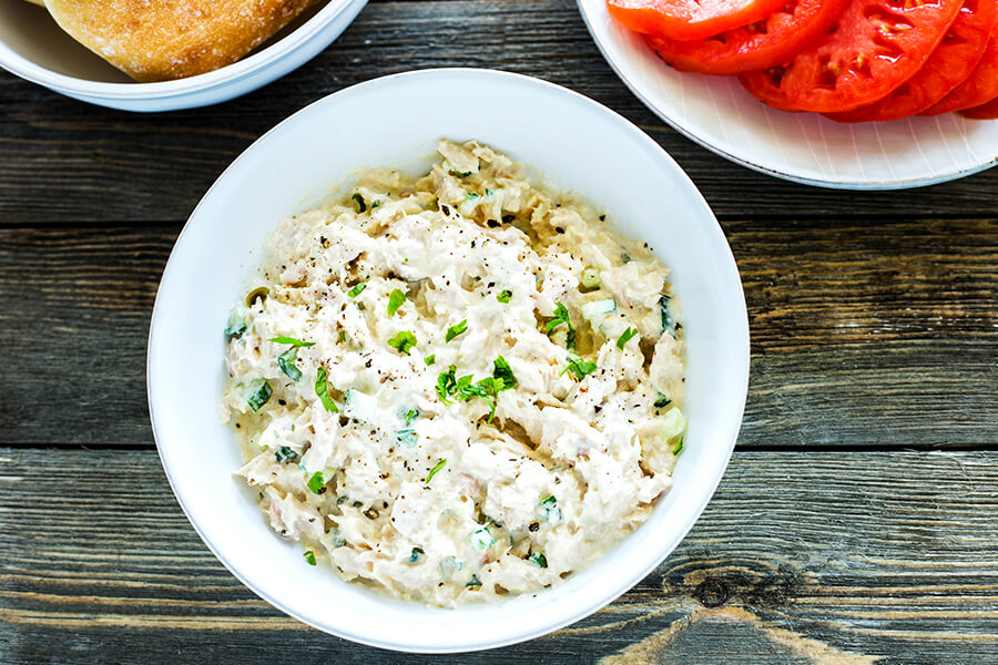 This Classic Tuna Salad is perfect for lunch. Quick and easy for meal prep with the bonus of it being Healthy and filling. It has tons of health benefits and tastes even better the next day.